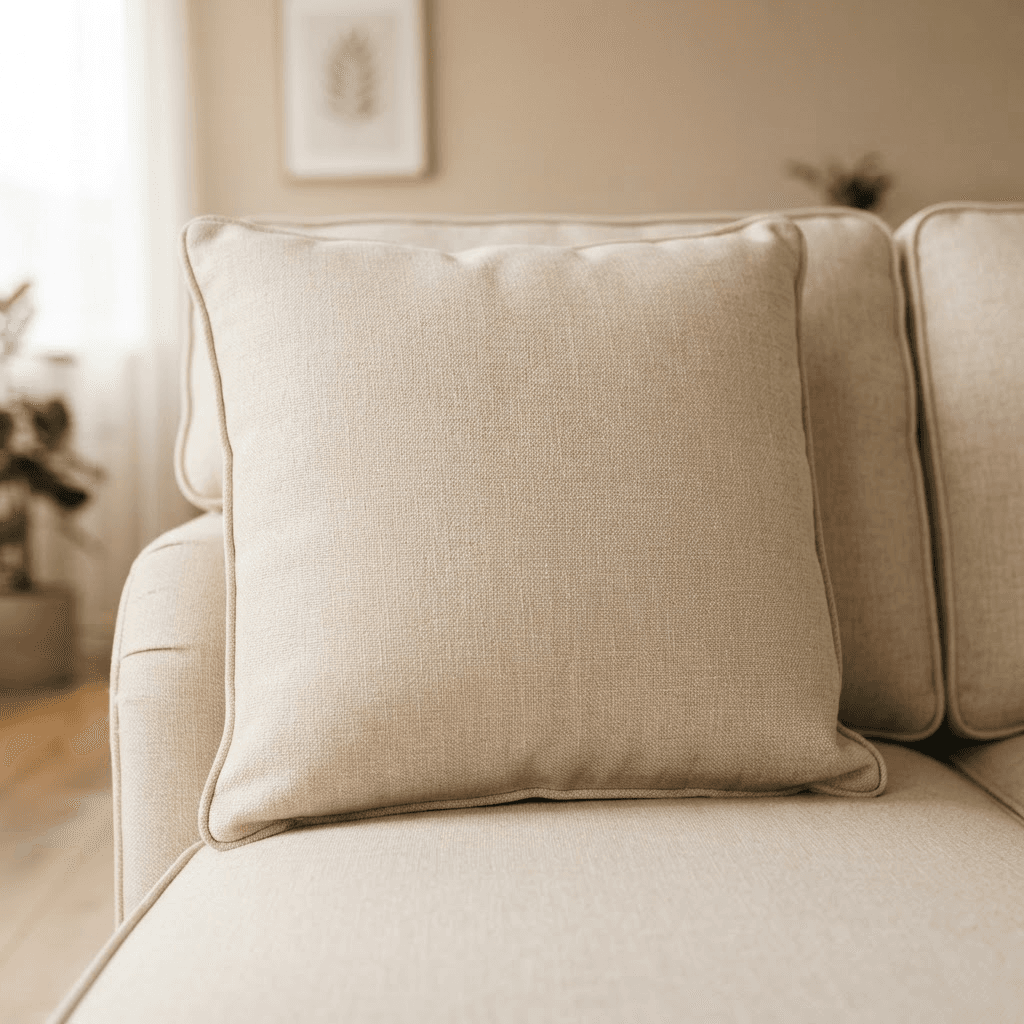 sofa after cleaning